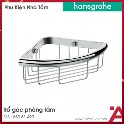 Rổ Góc Cho Phòng Tắm Logis Hansgrohe 580.61.490