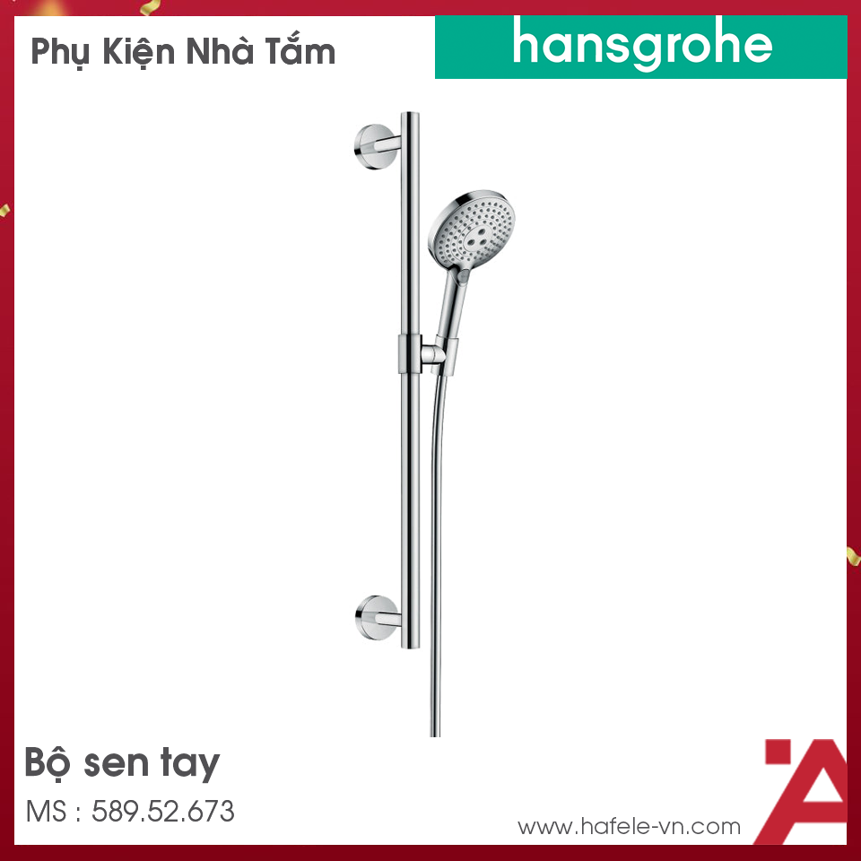 Bộ Sen Tay Có Thanh Trượt Raindance Select S120 Hansgrohe 589.52.673