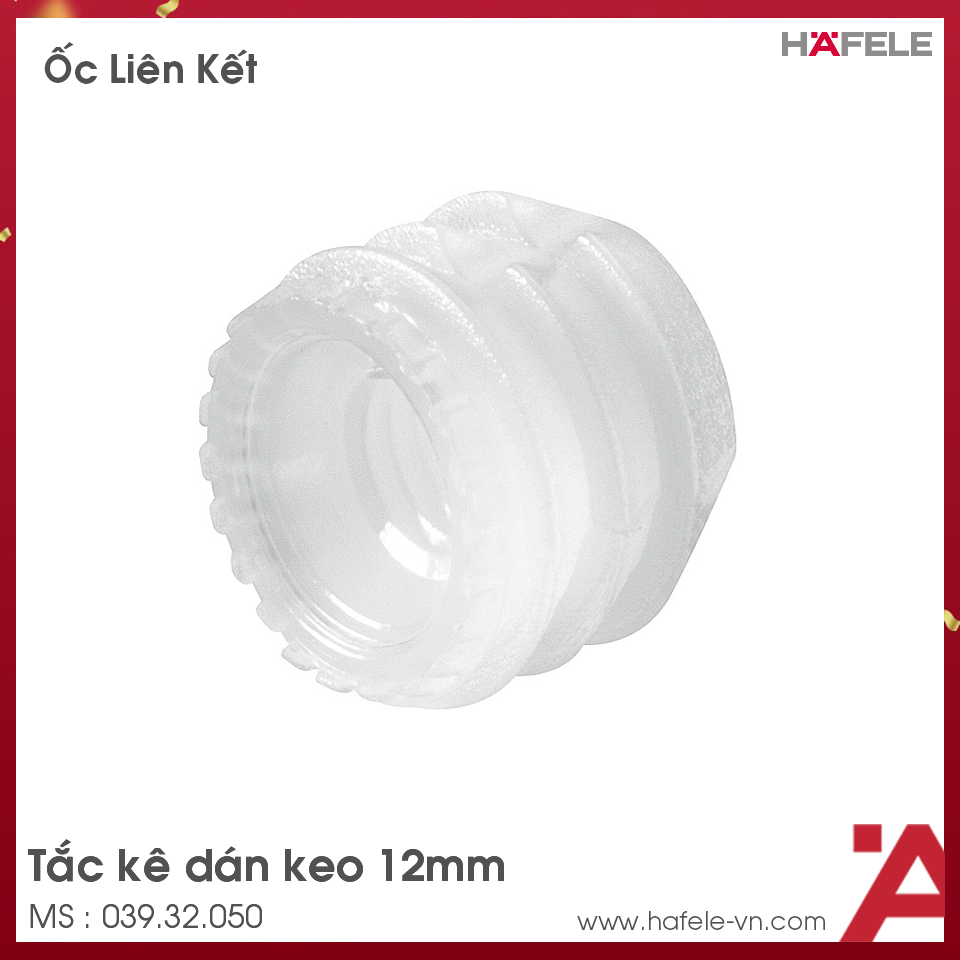 Tắc Kê Dán Keo 12mm Hafele 039.32.050