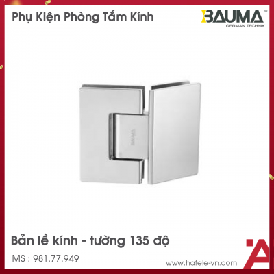 Bản Lề Phòng Tắm Kính 135º Bauma 981.77.949