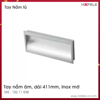 Tay Nắm Tủ Âm 411mm Hafele 152.11.938