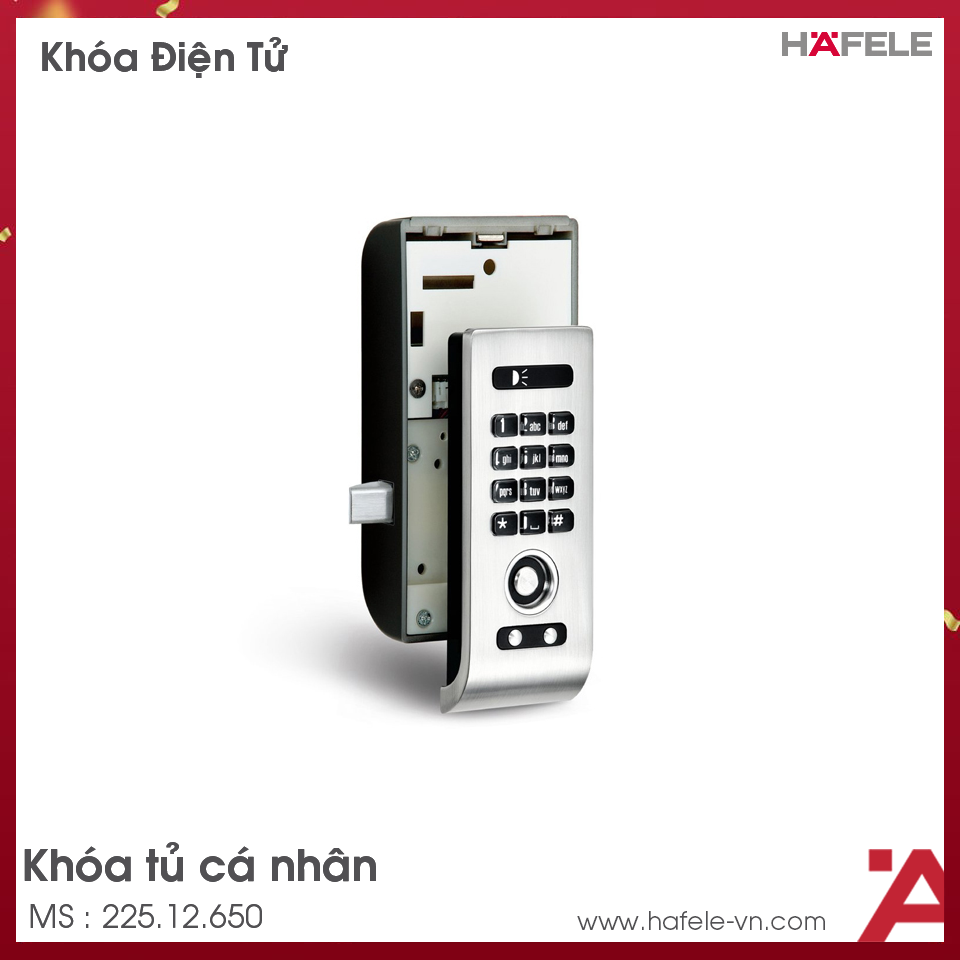 Khóa Tủ Điện Tử EL3300-TK Hafele 225.12.650