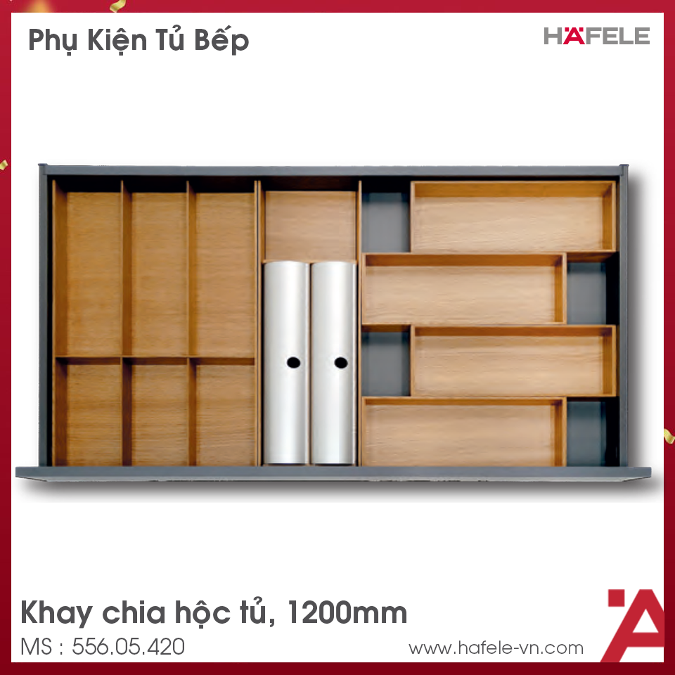 Phụ Kiện Fineline Cho Hộc Tủ R1200mm Hafele 556.05.420