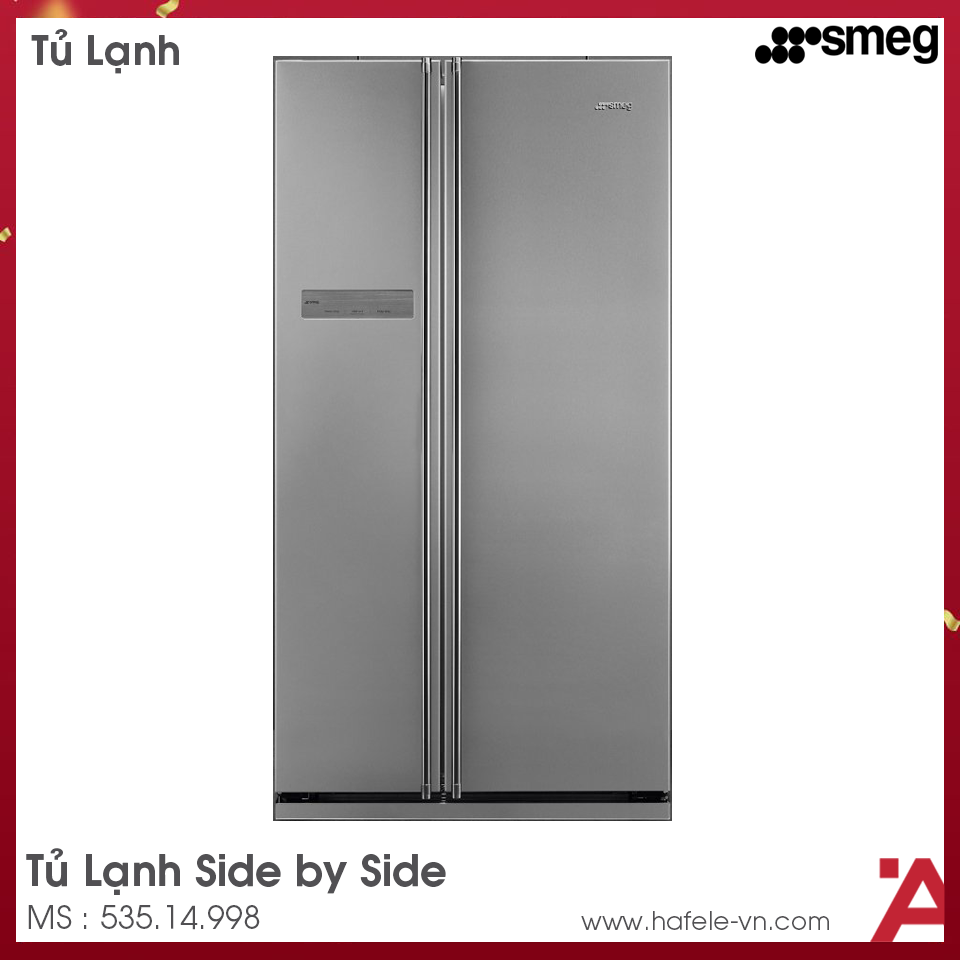 Tủ Lạnh Side By Side Smeg SBS660X 535.14.998