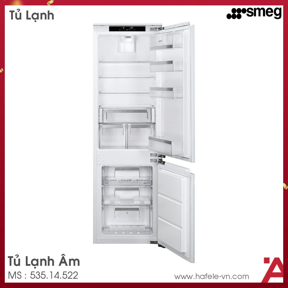 Tủ Lạnh Âm Smeg C7176DNPHSG 535.14.522
