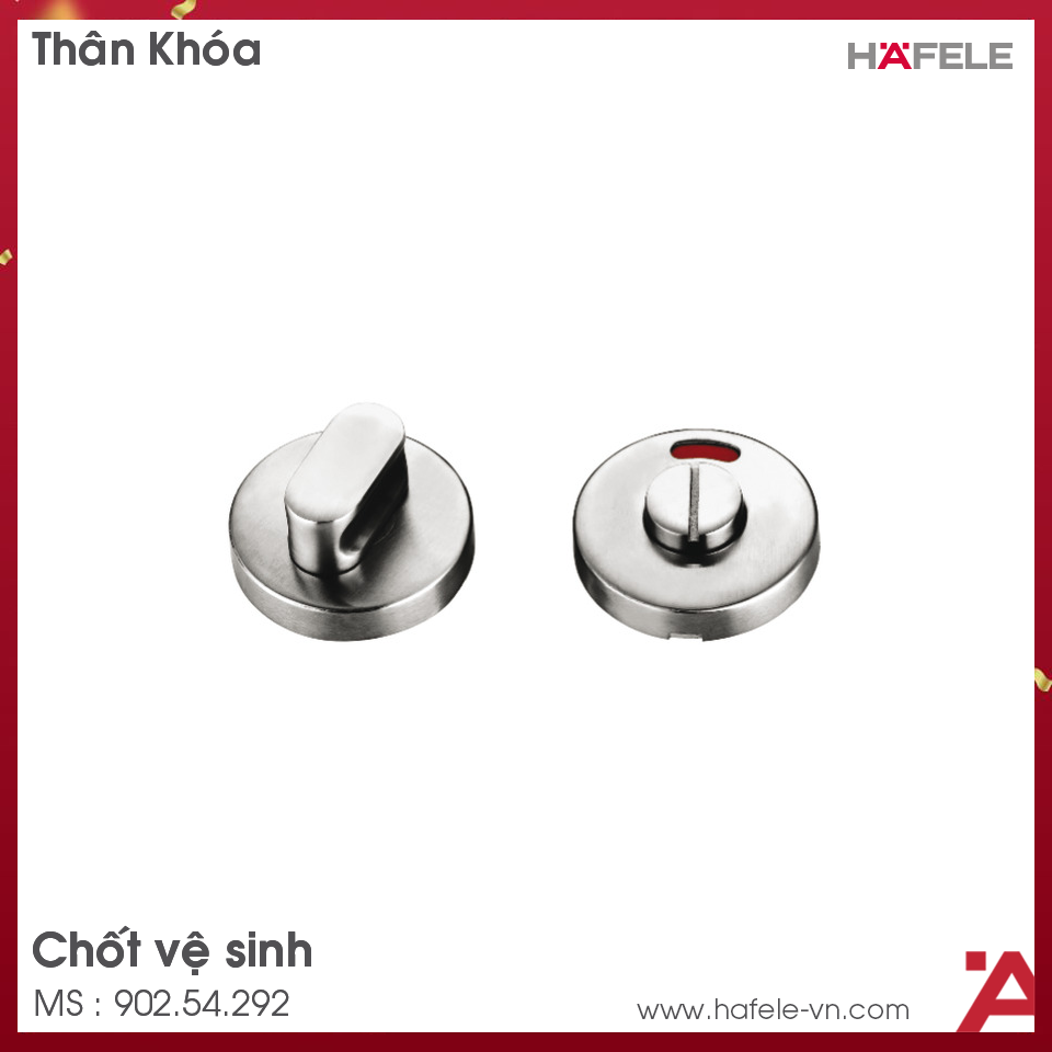 Chốt Vệ Sinh Hafele 902.54.292
