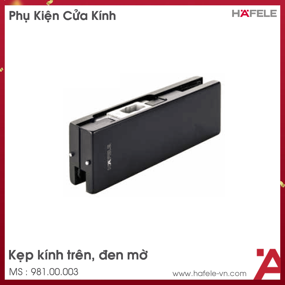 Kẹp Kính Trên 80Kg Hafele 981.00.003