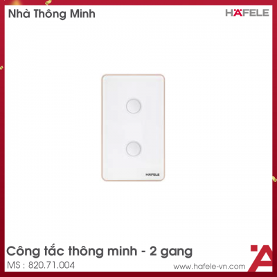 Công Tắc Đèn Thông Minh 2 Gang Hafele 820.71.004