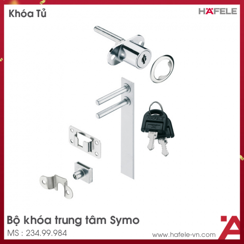Bộ Khóa Trung Tâm Symo Với Then Khóa Hafele 234.99.984