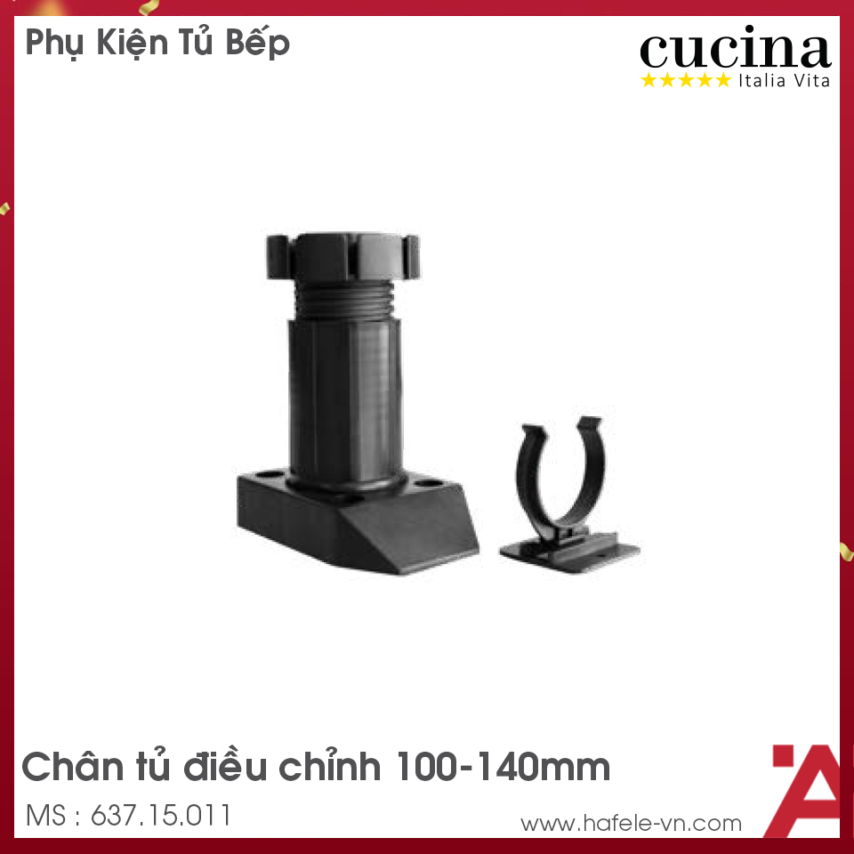 Chân Tủ Cucina 637.15.011