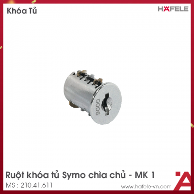 Ruột Khóa Tủ SYMO 3000 Hafele 210.41.611