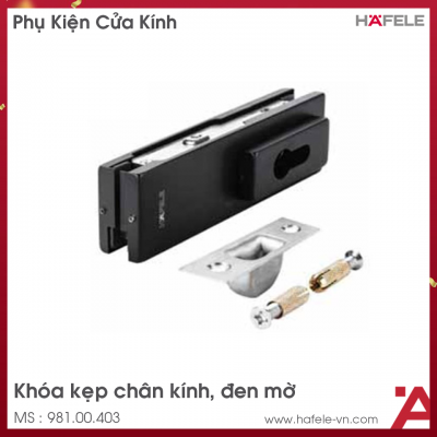 Khóa Kẹp Chân Kính Với Lỗ Ruột Khóa PC Hafele 981.00.403