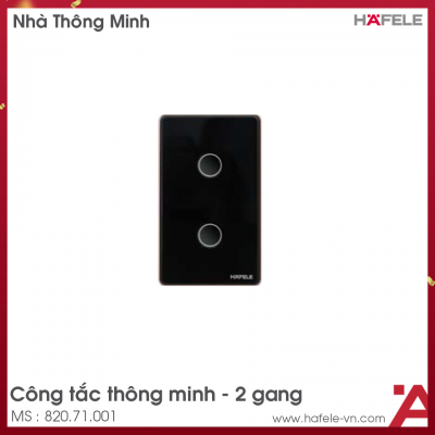 Công Tắc Đèn Thông Minh 2 Gang Hafele 820.71.001