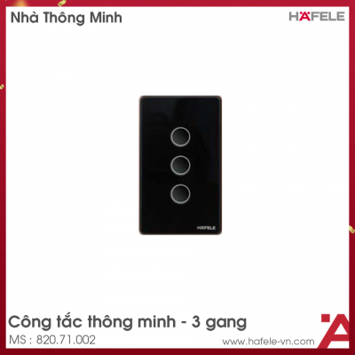 Công Tắc Đèn Thông Minh 3 Gang Hafele 820.71.002