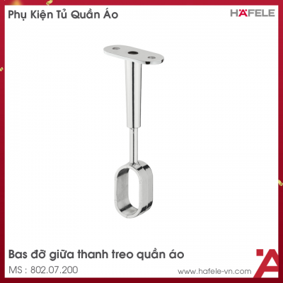 Bas Đỡ Thanh Nhôm Móc Áo Hafele 802.07.200