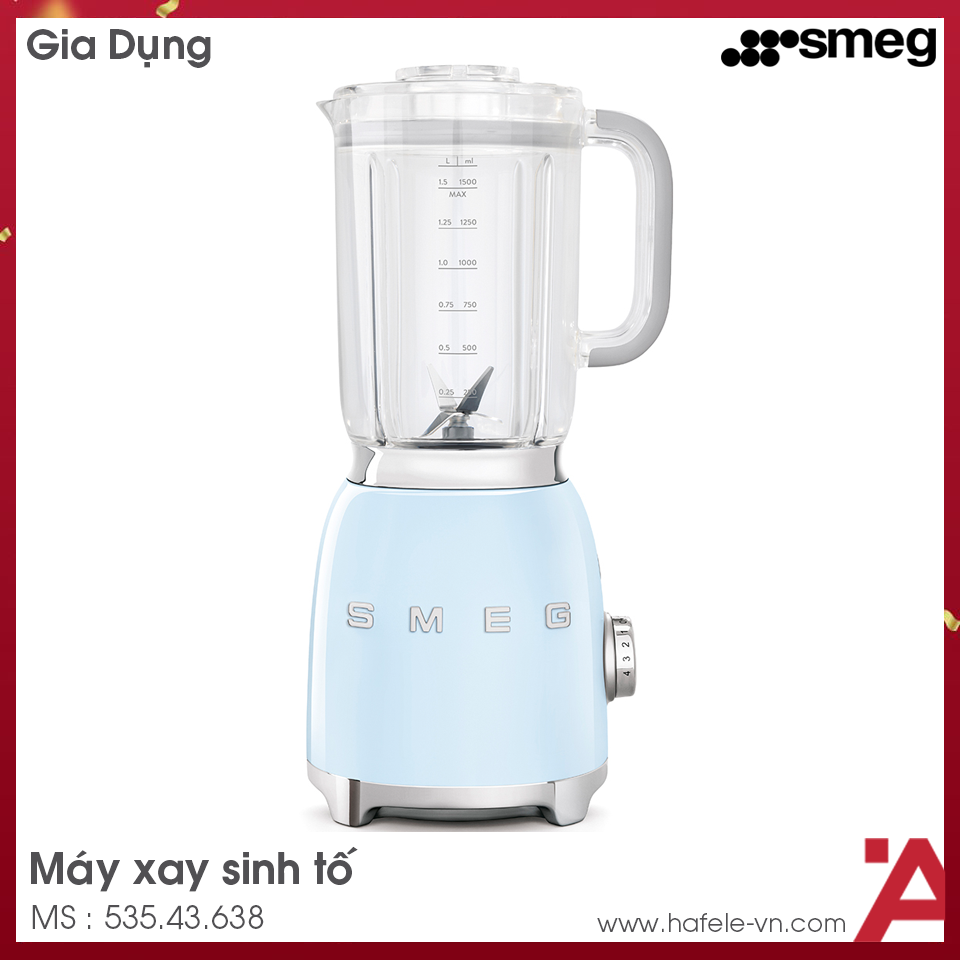 Máy Xay Sinh Tố Smeg BLF01PBEU 535.43.638