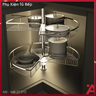 Mâm Xoay Mezzo 270º 800mm Cucina 548.37.010