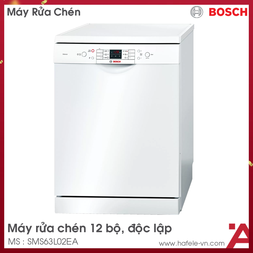 Máy Rửa Chén Độc Lập Bosch HMH.SMS63L02EA