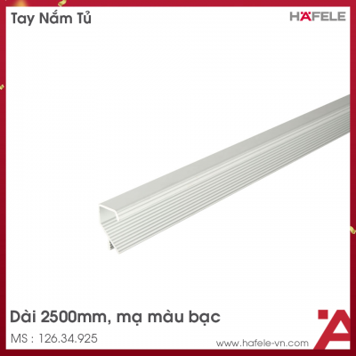 Tay Nắm Dạng Thanh Nhôm 2500mm Hafele 126.34.925