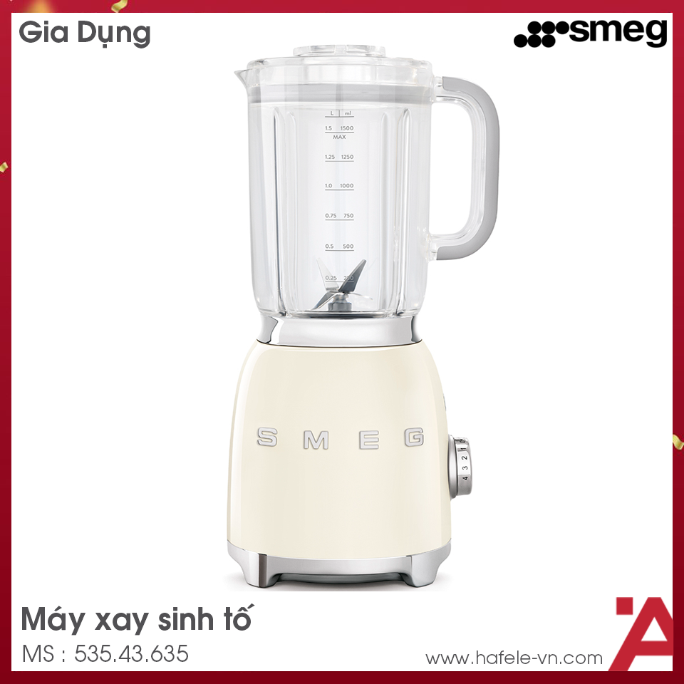 Máy Xay Sinh Tố Smeg BLF01CREU 535.43.635