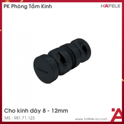 Tay Nắm Cho Cửa Kính Màu Đen Hafele 981.71.123