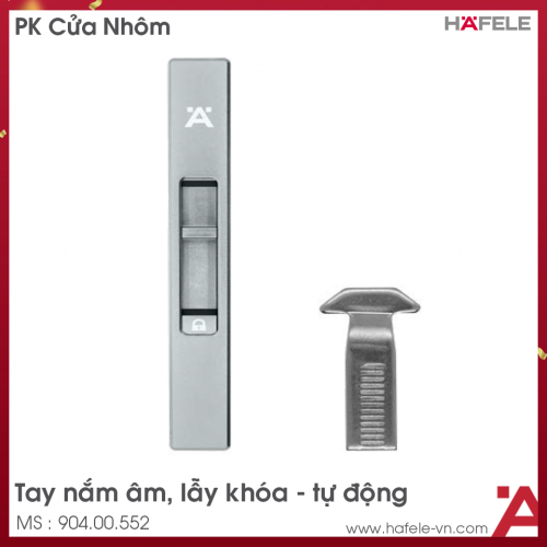 Tay Nắm Âm Cửa Nhôm HL252A Hafele 904.00.552