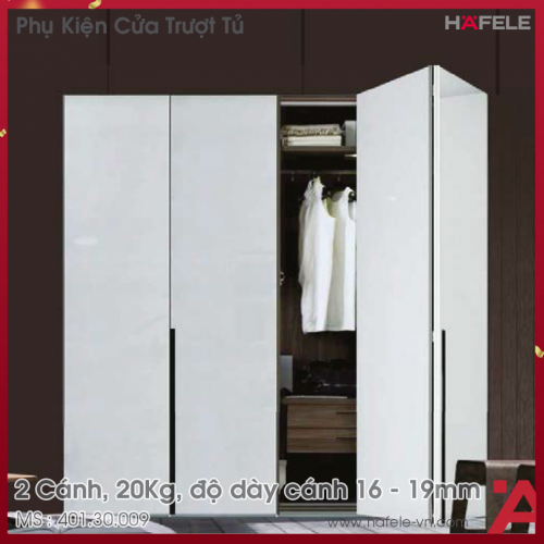 Phụ Kiện Cửa Trượt Tủ Slido Fold 20VF Hafele 401.30.009