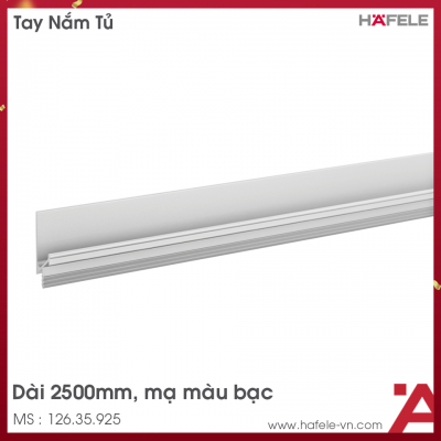 Tay Nắm Dạng Thanh Nhôm 2500mm Hafele 126.35.925