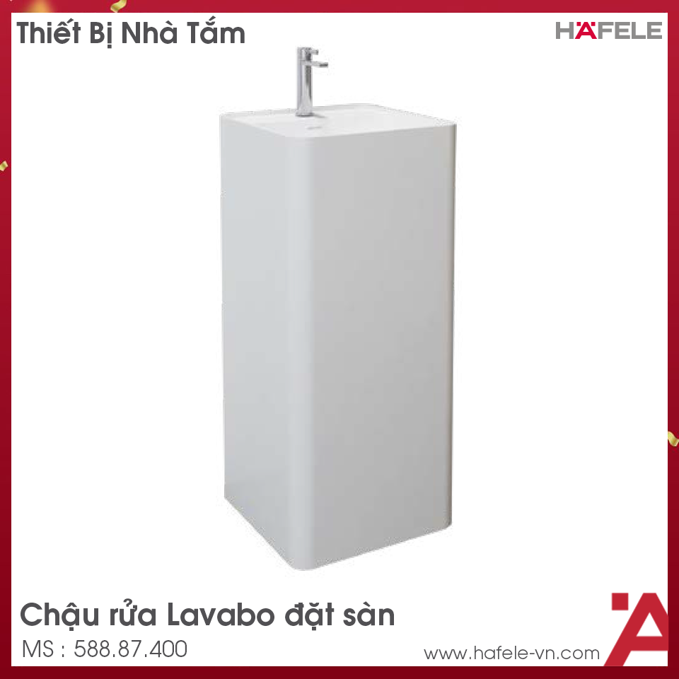 Chậu Lavabo Đặt Sàn HVN3002 Hafele 588.87.400