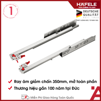 Ray Âm EPC Pro Giảm Chấn 350mm Hafele 433.32.052