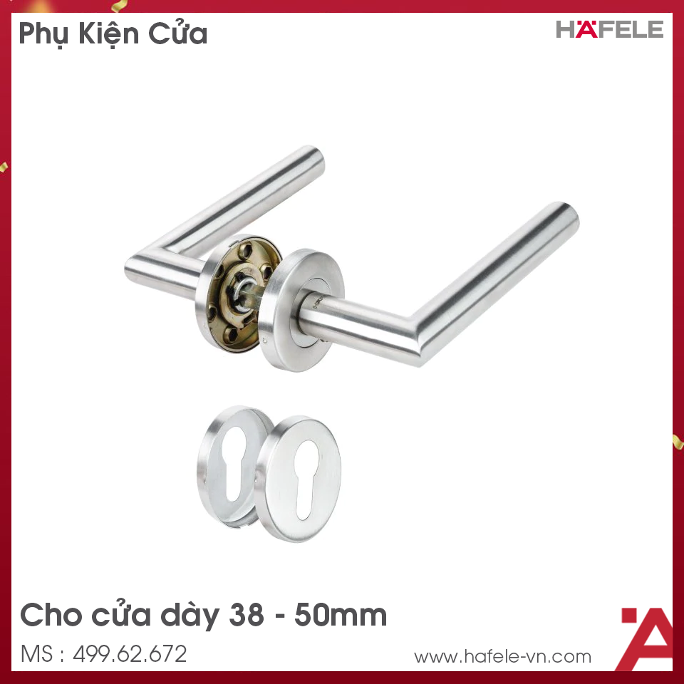 Tay Nắm Gạt Cho Cửa Hafele 499.62.672