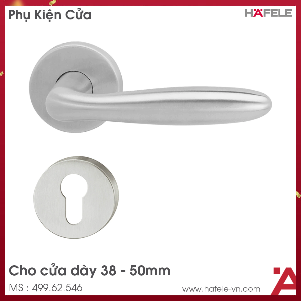 Tay Nắm Gạt Có Nắp Che Hafele 499.62.546