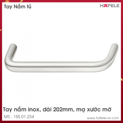Tay Nắm Tủ Inox 202mm Hafele 155.01.234