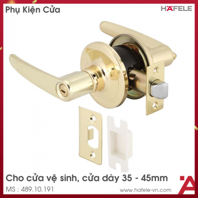 Bộ Khóa Tay Nắm Cửa Vệ Sinh Hafele 489.10.191