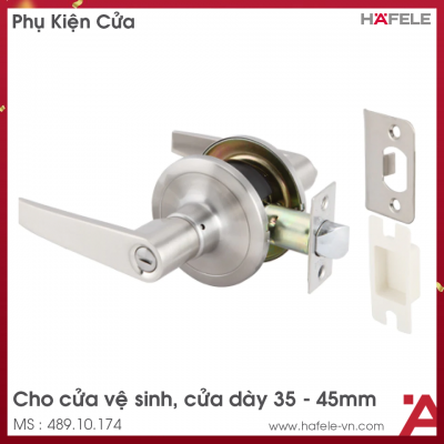 Khóa Tay Nắm Gạt Cửa Vệ Sinh Hafele 489.10.174