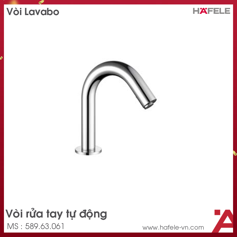 Vòi Rửa Tay Tự Động H-175 Hafele 589.63.061