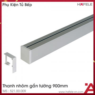 Thanh Nhôm Gắn Tường Dài 900mm Hafele 521.00.009