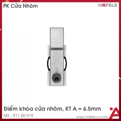 Điểm Khóa Cửa Nhôm 6.5mm Hafele 911.50.919