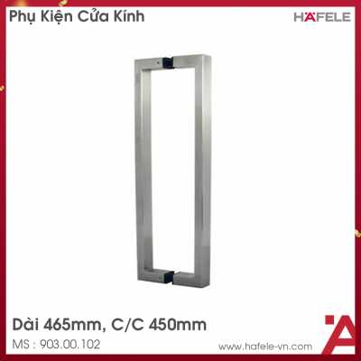 Tắm Nắm Kéo Dạng Vuông 465mm Hafele 903.00.102