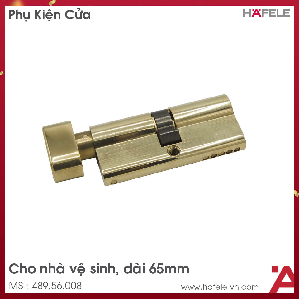 Ruột Khóa Nhà Vệ Sinh 65mm Hafele 489.56.008