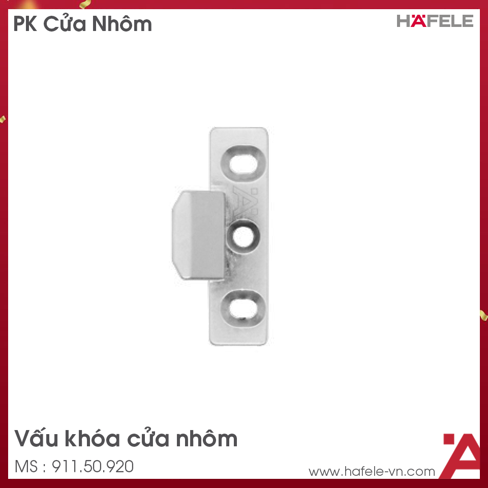Vấu Khóa Cửa Nhôm Hafele 911.50.920