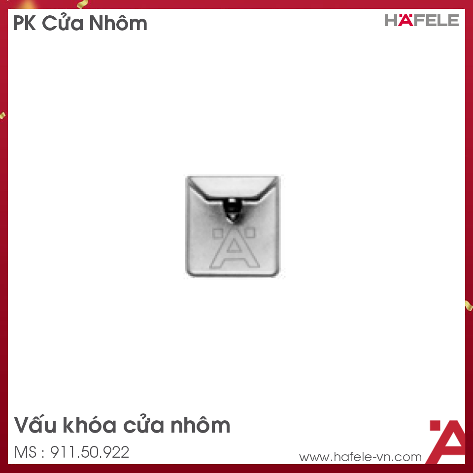 Vấu Khóa Cửa Nhôm Hafele 911.50.922