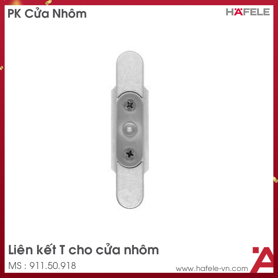 Liên Kết T Cửa Nhôm Hafele 911.50.918