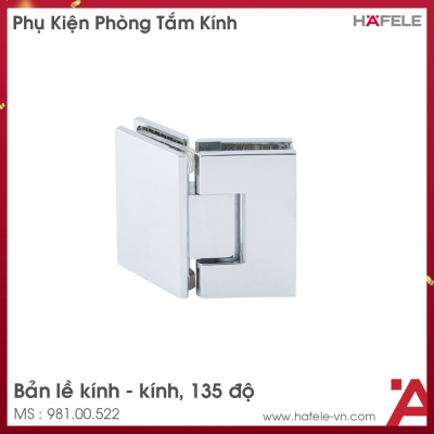 Bản Lề Kính - Kính 135º Hafele 981.00.522