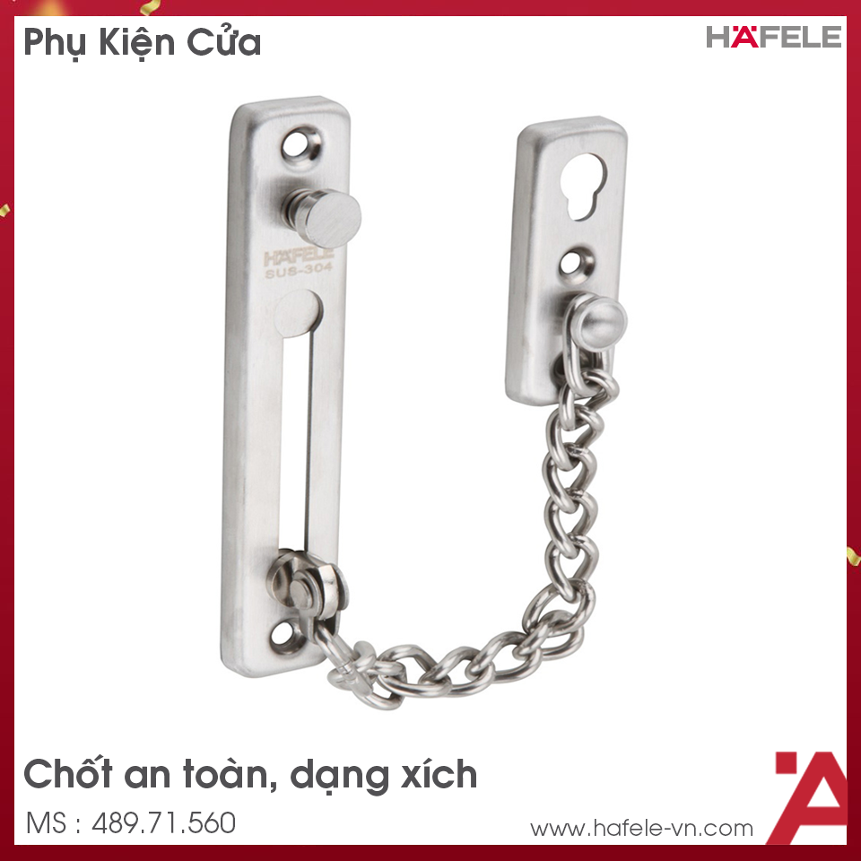 Chốt An Toàn Dạng Xích Hafele 489.71.560