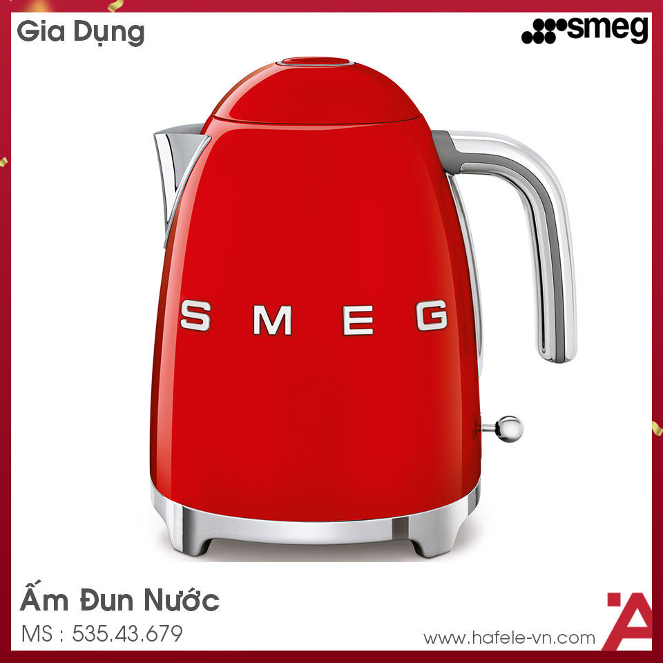 Ấm Đun Nước Thập Niên 50 Smeg KLF03RDEU 535.43.679