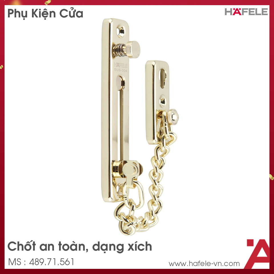 Chốt An Toàn Dạng Xích Hafele 489.71.561