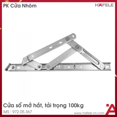 Bản Lề Chữ A Cửa Nhôm 100Kg Hafele 972.05.367