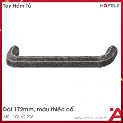 Tay Nắm Tủ 172mm H1710 Hafele 106.62.906