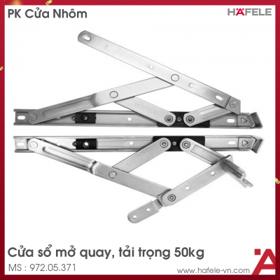 Bản Lề Chữ A Cửa Nhôm 50Kg Hafele 972.05.371